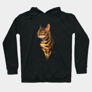 My painting leopard cat Hoodie